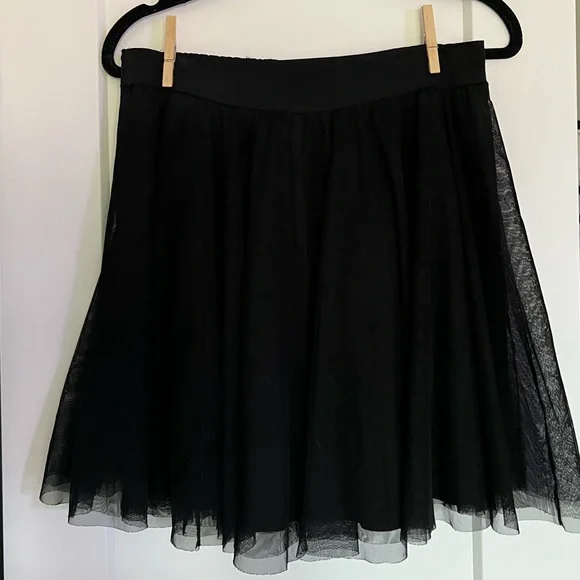 Lauren Conrad Black Lace Layer Skirt - Picture 3 of 3